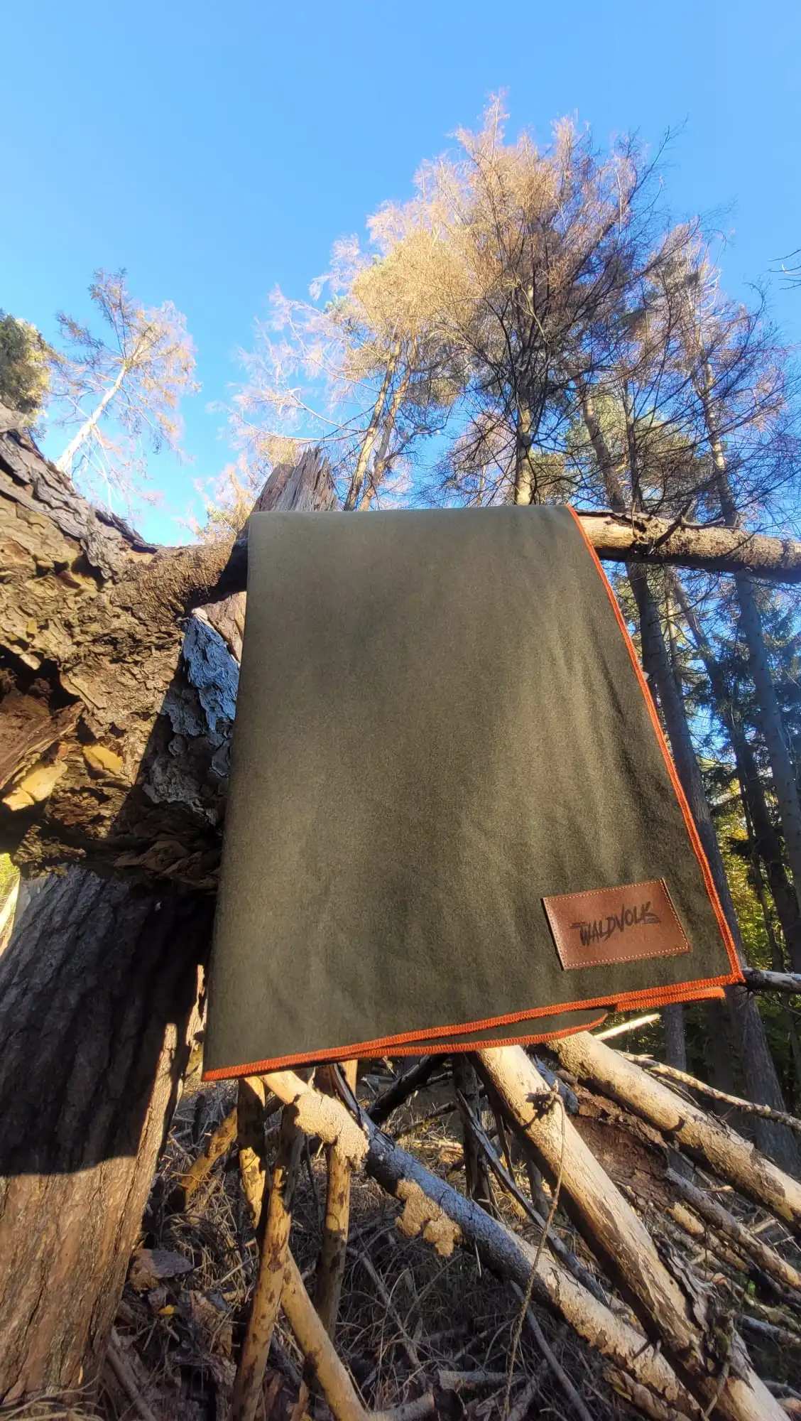 🍁 Wolldecke „WALDFEE“ 🍁 – Bild 2